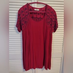 Flowy bohemian beach dress